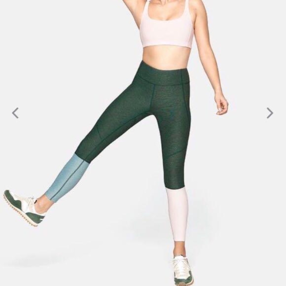 Outdoor Voices 7/8 Spring Dipped Leggings Small